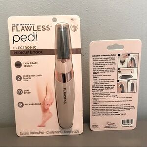 Finishing Touch Flawless Pedi Electronic Pedicure Tool. New